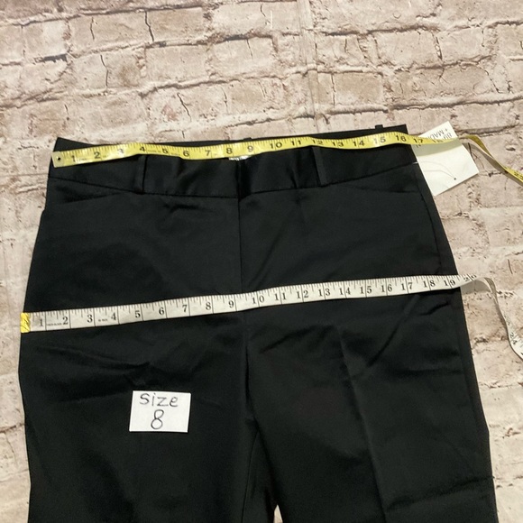 NWT 89TH+Madison ankle length cotton/Polyester/spandex,black pants size 8,10,12 - Picture 7 of 13